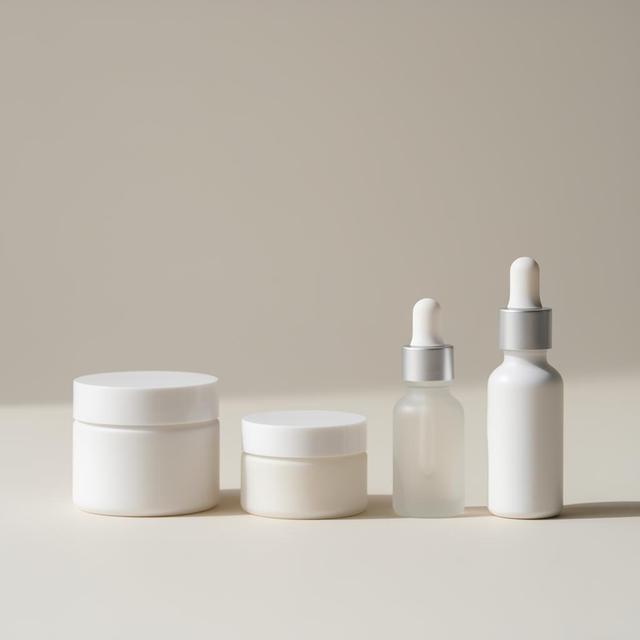 Cosmetic bottles and jars