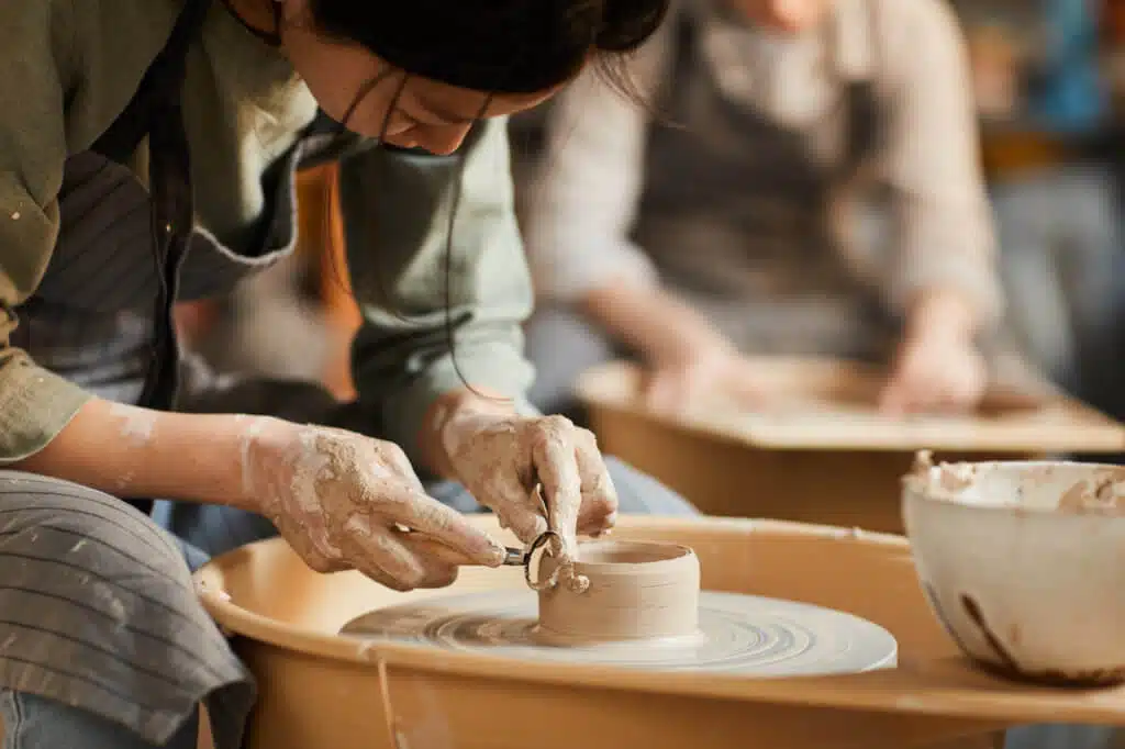 ceramics, pottery, clay, pottery wheel