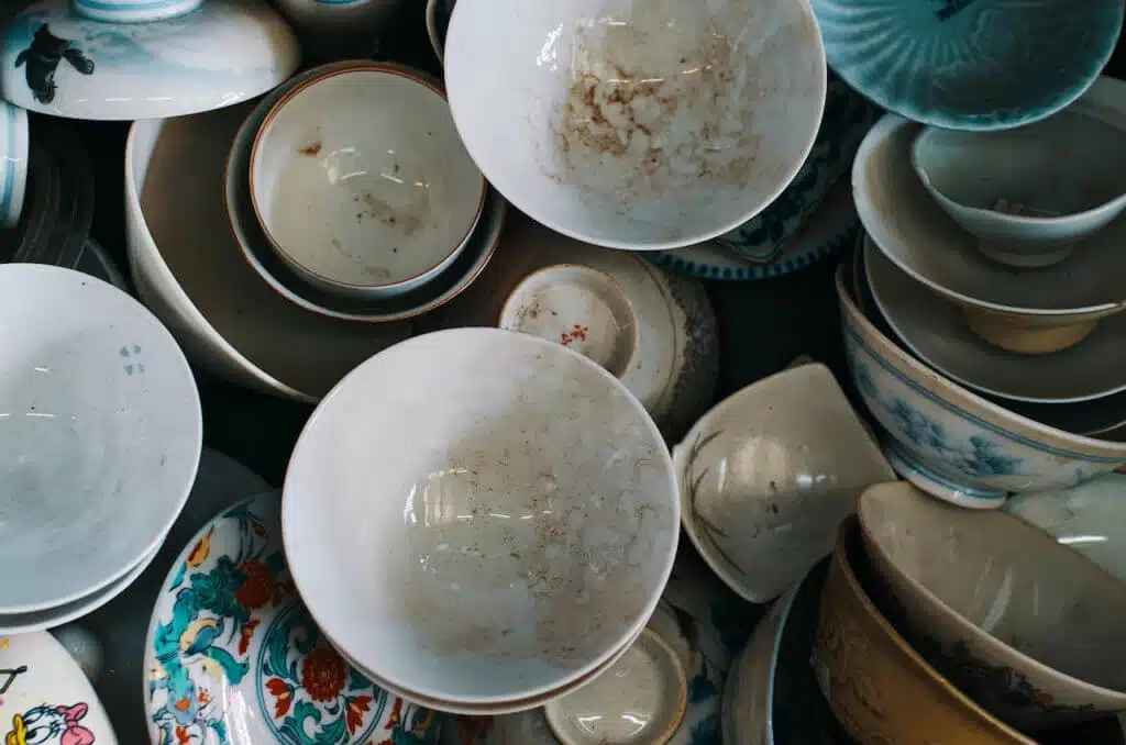 ceramics, ceramic vase, dishes, home-made