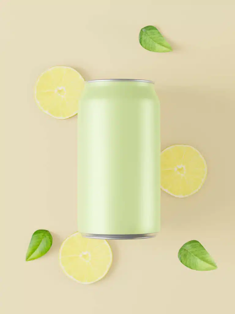can, green can, lemons, lemon, food labels