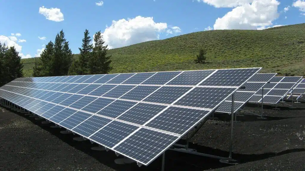 a set of solar panel as an example for seven tips to make your private label business more eco-friendly and environmentally friendly
