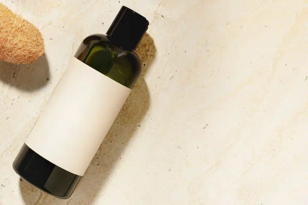 Shampoo bottle, beauty product