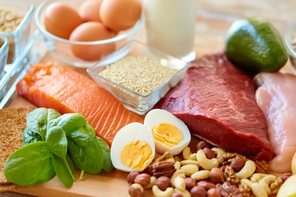 natural protein food on table 2022 12 16 09 35 54 utc