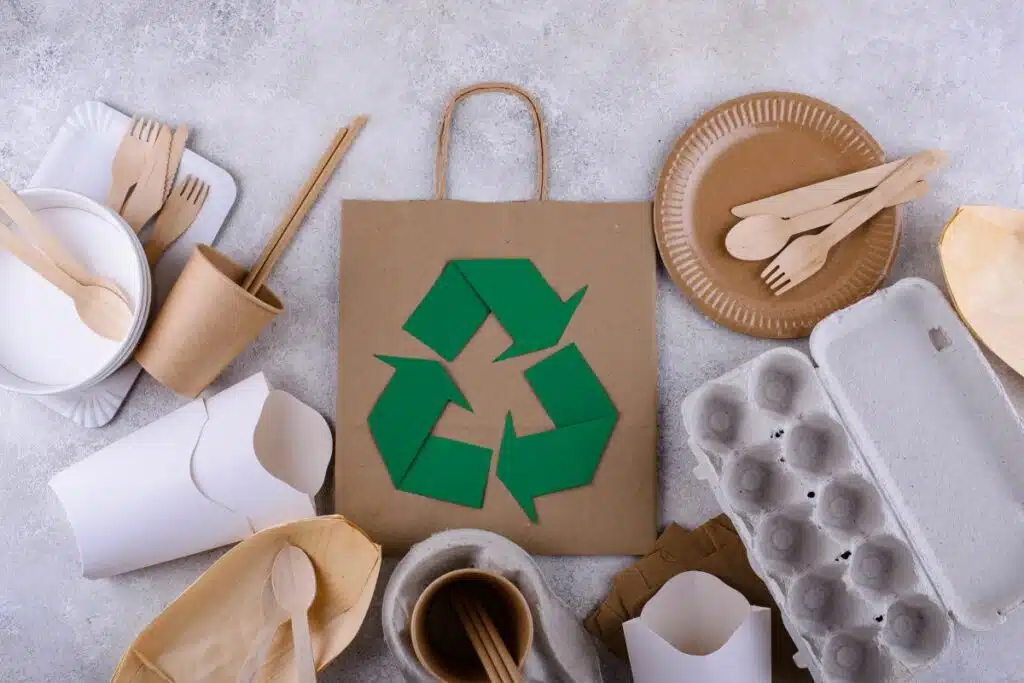 Image of reusable packaging, designed for sustainability and longevity, highlighting the concept of zero-waste and eco-friendly consumer choices.