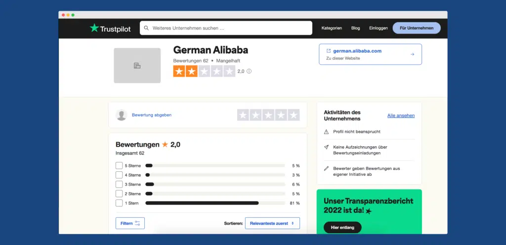 Alibaba german